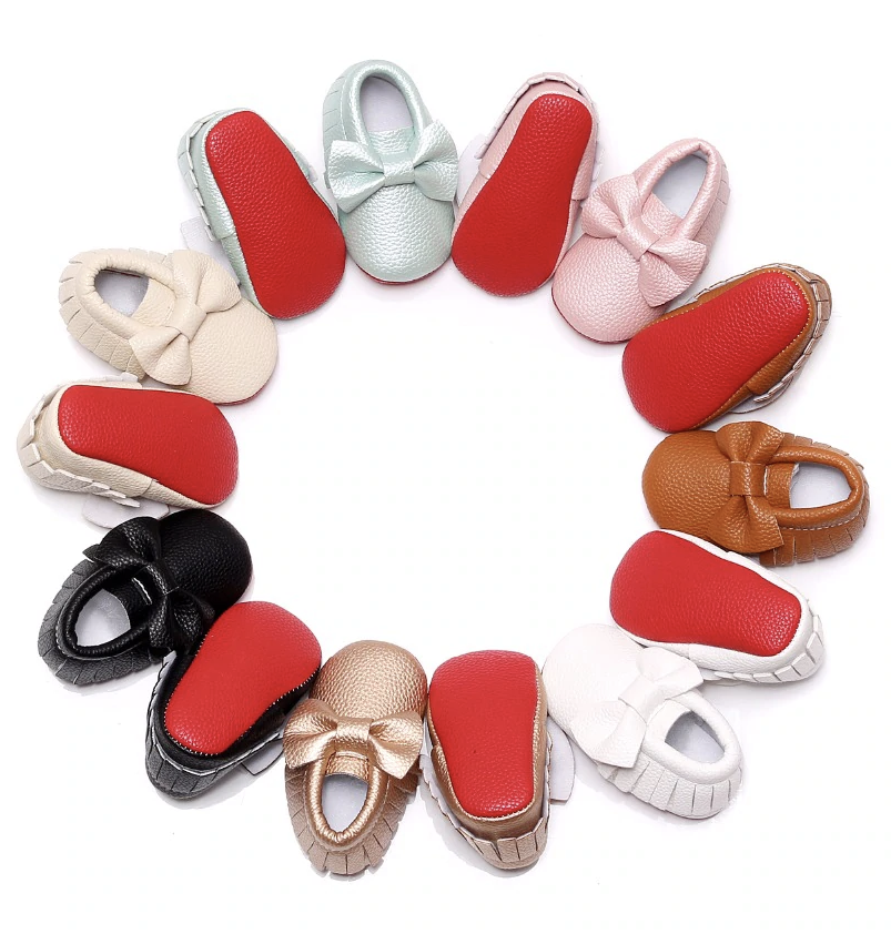 Baby shoes with red bottoms online
