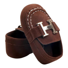 Load image into Gallery viewer, H-Bar Brown Driving Shoe