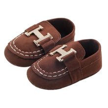Load image into Gallery viewer, H-Bar Brown Driving Shoe