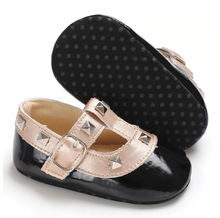 Load image into Gallery viewer, Black Baby RockStub Valentino Shoes Valen-Tiny