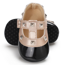 Load image into Gallery viewer, Black Baby RockStub Valentino Shoes Valen-Tiny