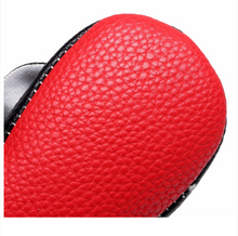 Load image into Gallery viewer, Black Red Bottom Baby Shoe With Bow Louboutin Style