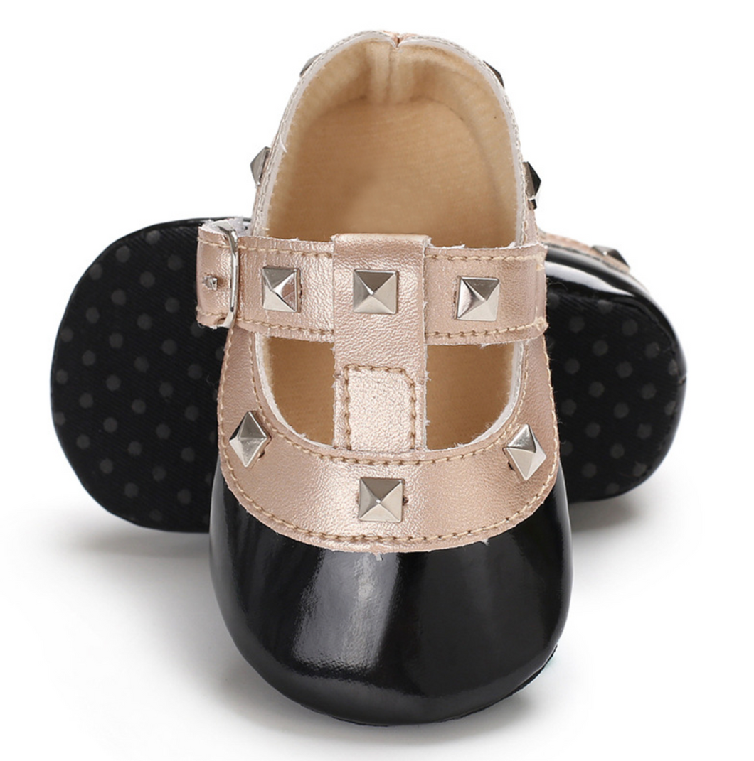 Black Baby RockStub Valentino Shoes Valen-Tiny