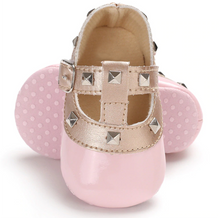 Load image into Gallery viewer, Pink Baby RockStub Valentino Shoes Valen-Tiny