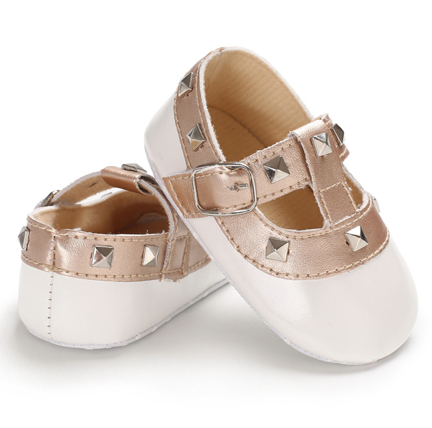 Baby rockstud top shoes
